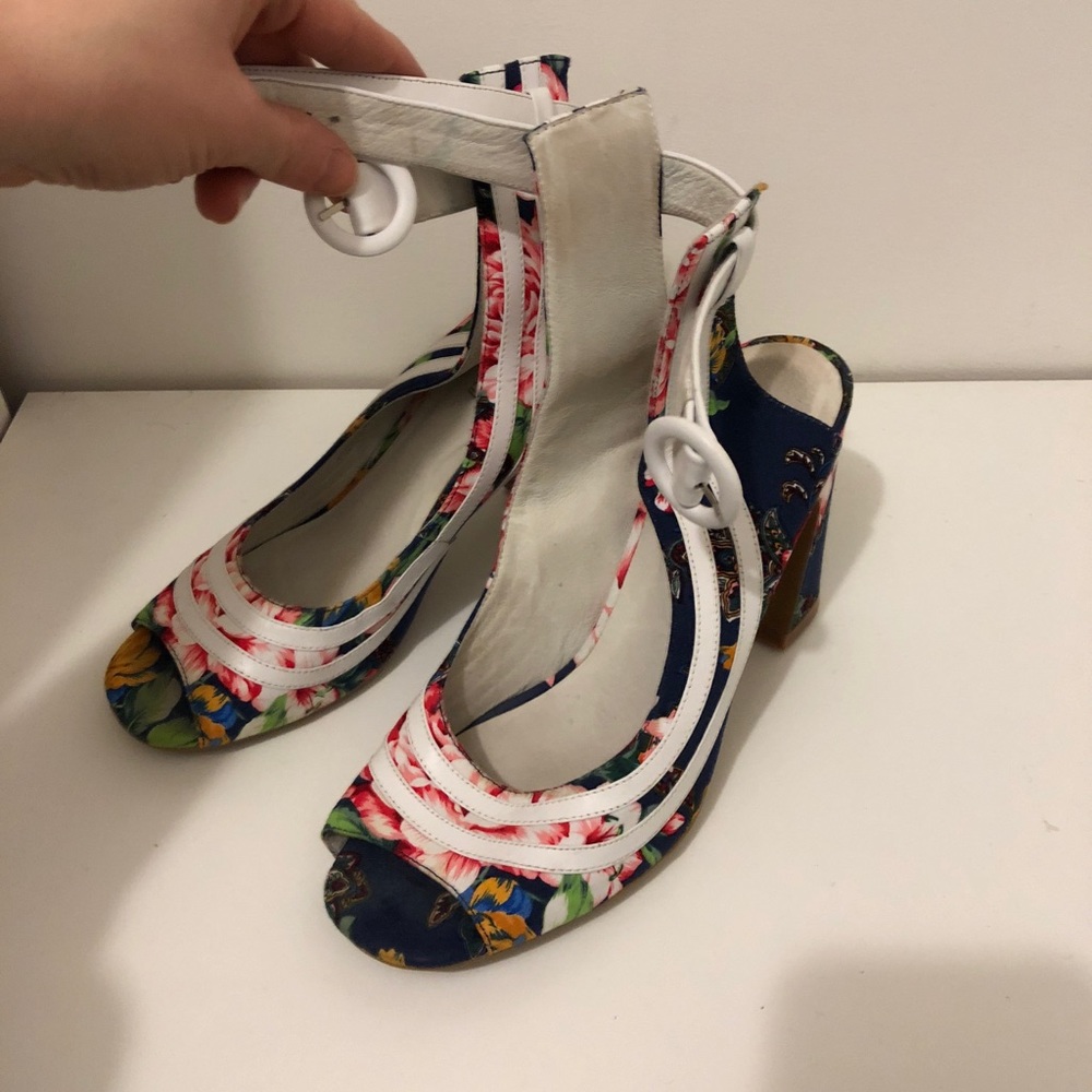 Jeffrey Campbell Floral Wedges